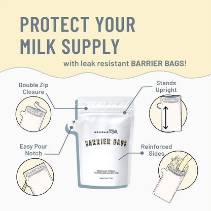 Barrier Bags for Breast Milk Storage